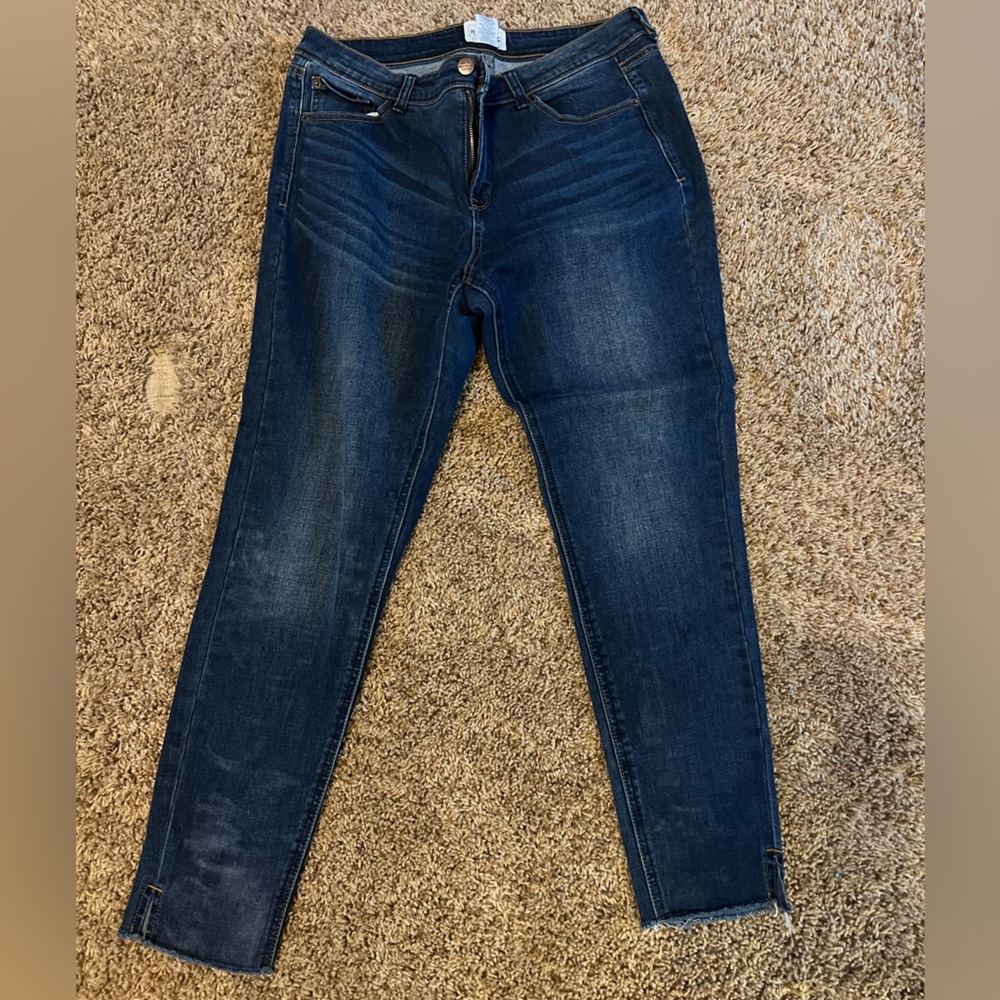 For The Republic Deep Indigo Denim Jeans